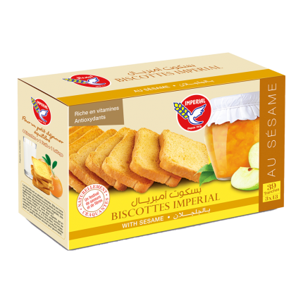 Biscottes au Sésame Impérial 350gr