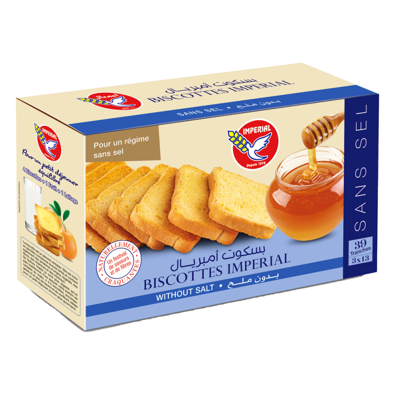 Biscottes sans Sel Impérial 350gr