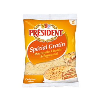 Fromage Râpé Spécial Gratin Président 120 Gr