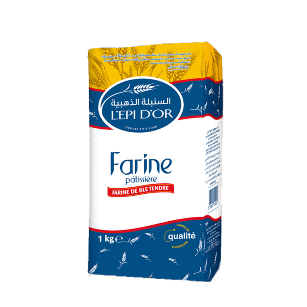 Farine pâtissière L'épi d'or 1kg