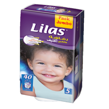 T5 Confort max Jumbo Lilas 40 Pièces