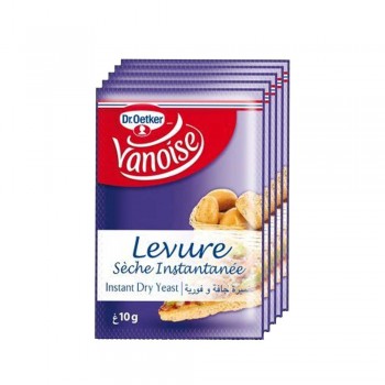 Lot de 5 levures sèches Instantanées Vanoise 10gr