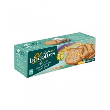 Biscottes au son sans sel sans sucre Sobiscotte 240 Gr