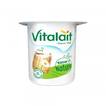 Yaourt nature Vitalait 100gr