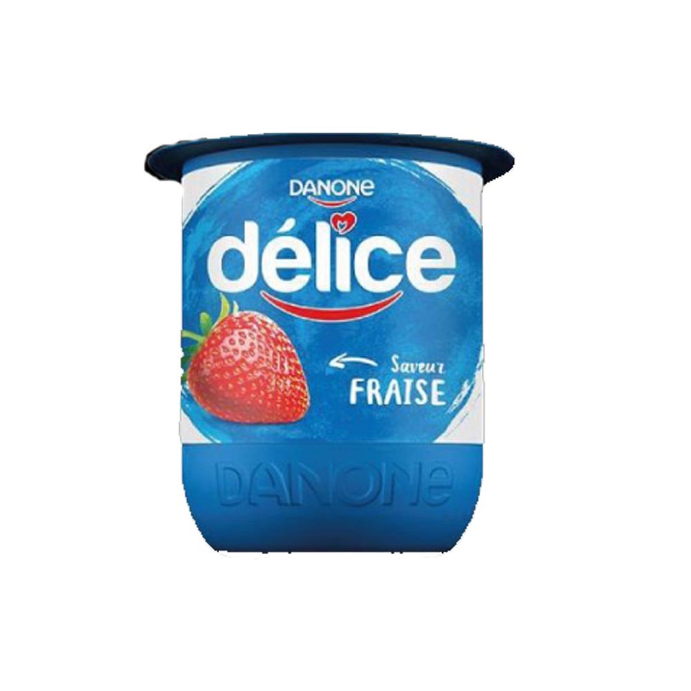 Yaourt aromatisé fraise Délice 110gr