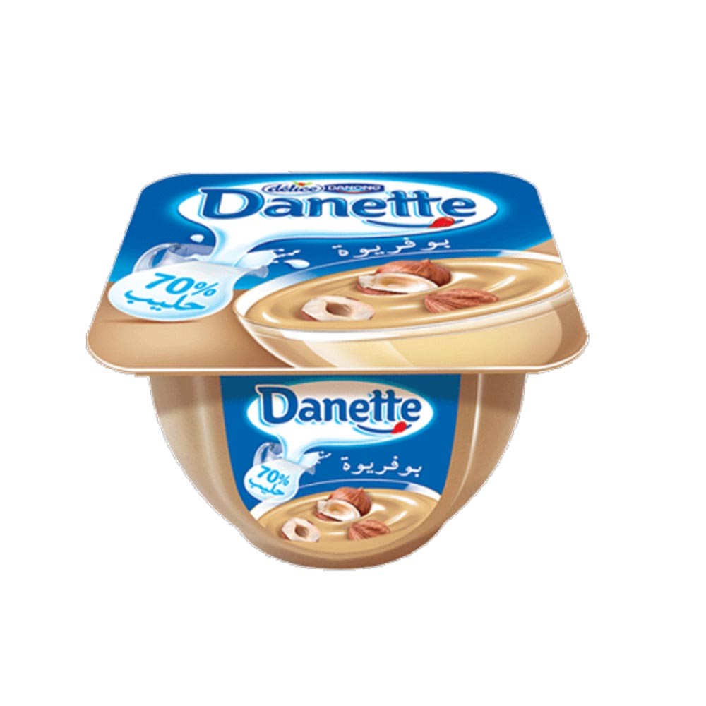 Crème dessert noisette Délice Danette 100gr