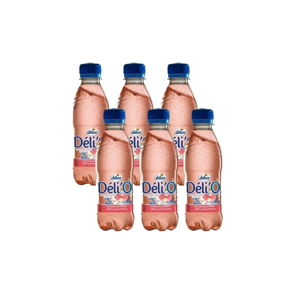 Lot de 6 Délio pêche Délice 25cl