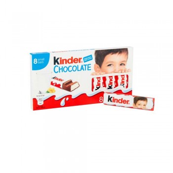 Tablette Chocolat Kinder de 8 barres