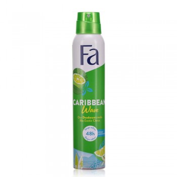 Déodorant femme caribbean wave Fa 200ml