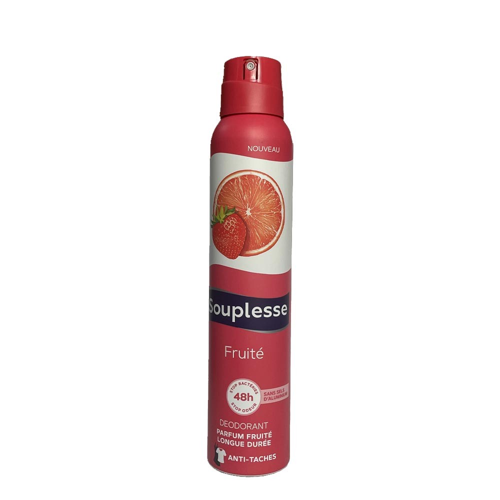 Déodorant femme fruité Souplesse 200ml