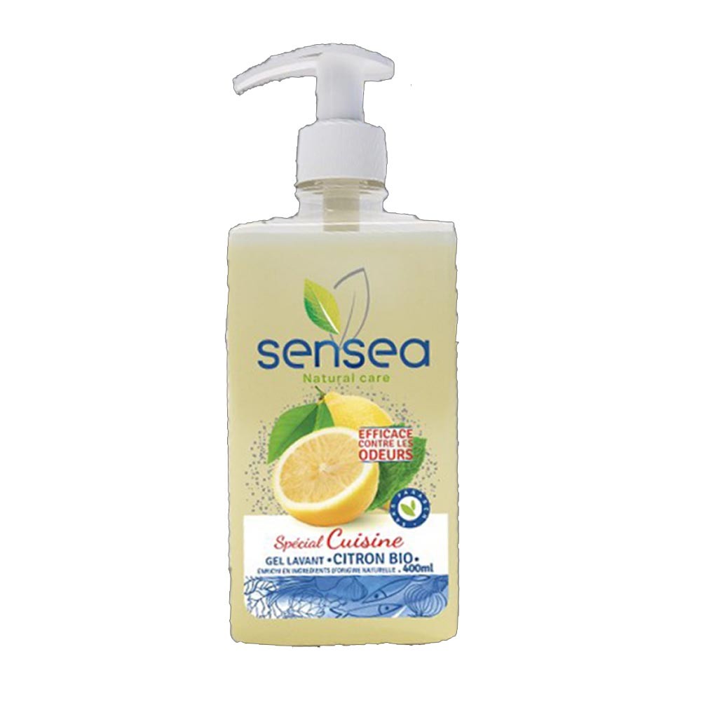 Gel lavant mains citron bio Sensea 400ml