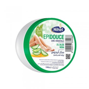 Cire Epidouce Nihel à l'aleo vera 3en1 150gr