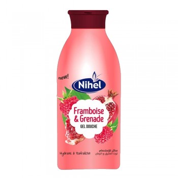 Gel douche Framboise et grenade Nihel 500ml