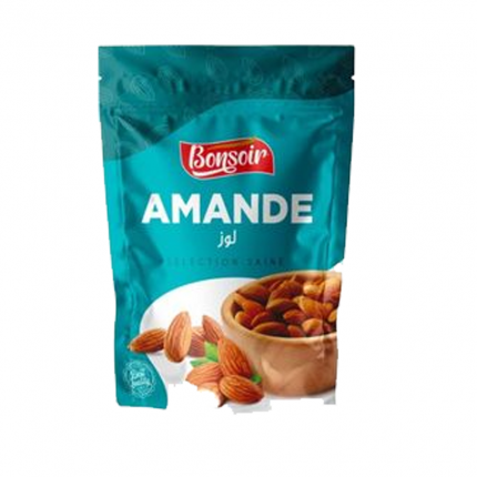 Amandes nature Non salées Bonsoir 180gr