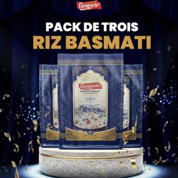 Lot de 3 Riz basmati...